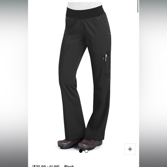 PURPLE LABEL YOGA BY HEALING HANDS SET BLACK Size: XL & 2X - Picture 2 of 7